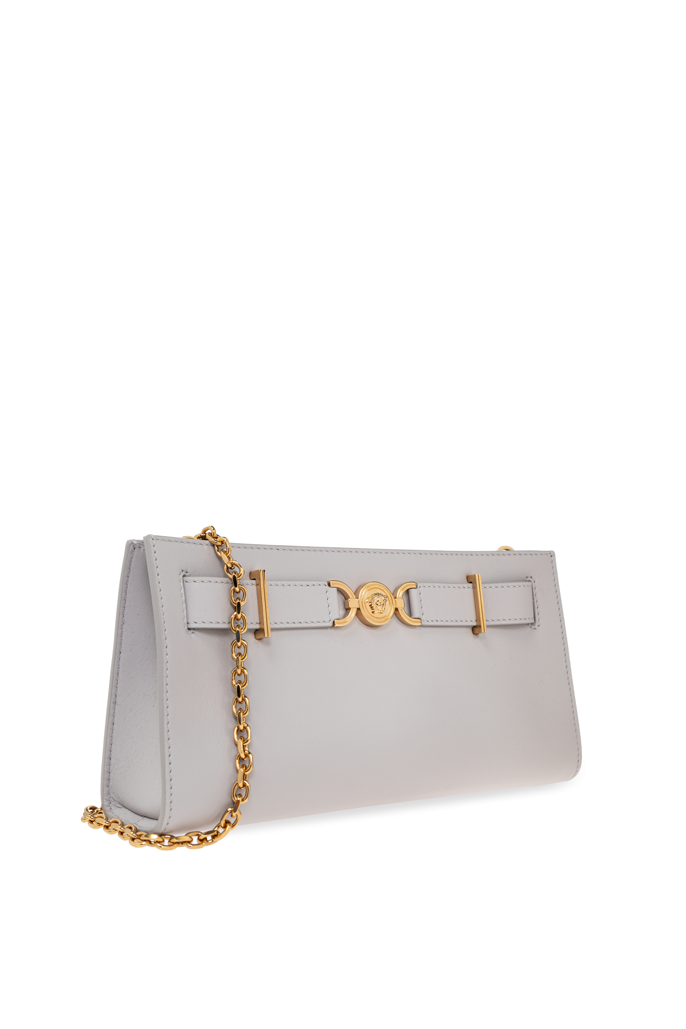 Versace white clutch sale